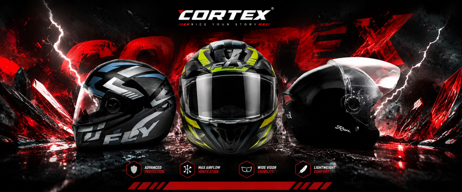 Cortex Helmet banner