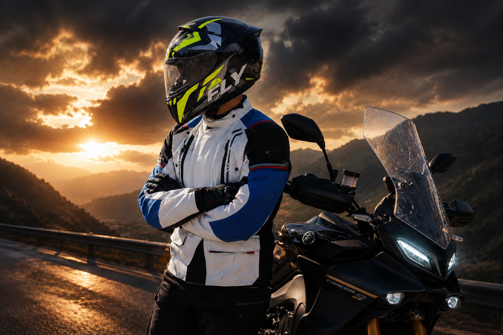 Cortex rider with motorcycle
