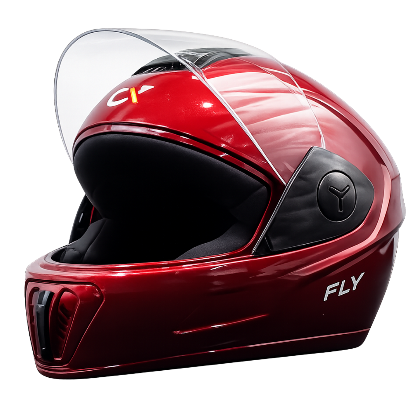 Mark black glossy helmet